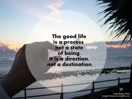 the good life is a state of being